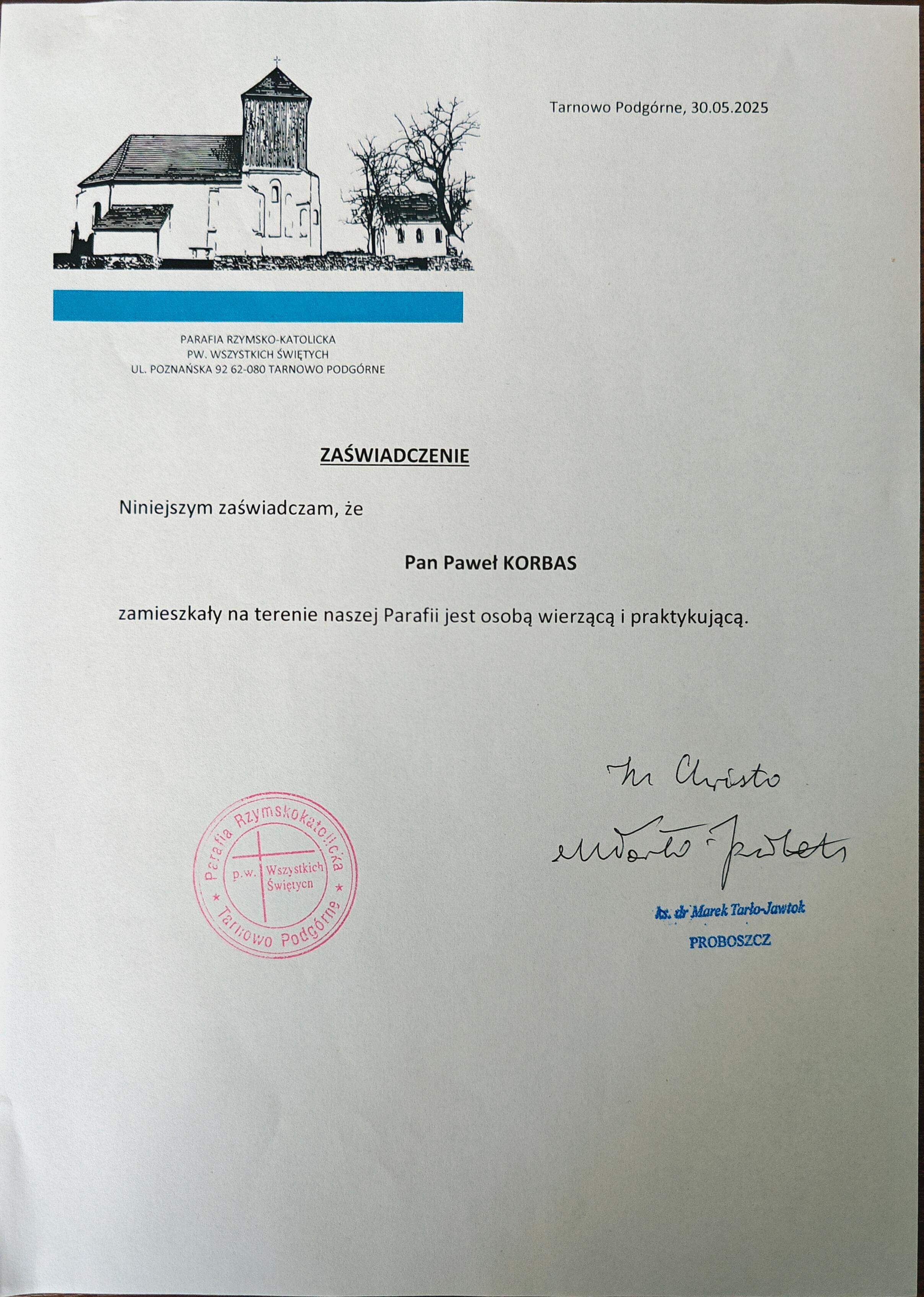 Rozwód kościelny Tarnowo Podgórne